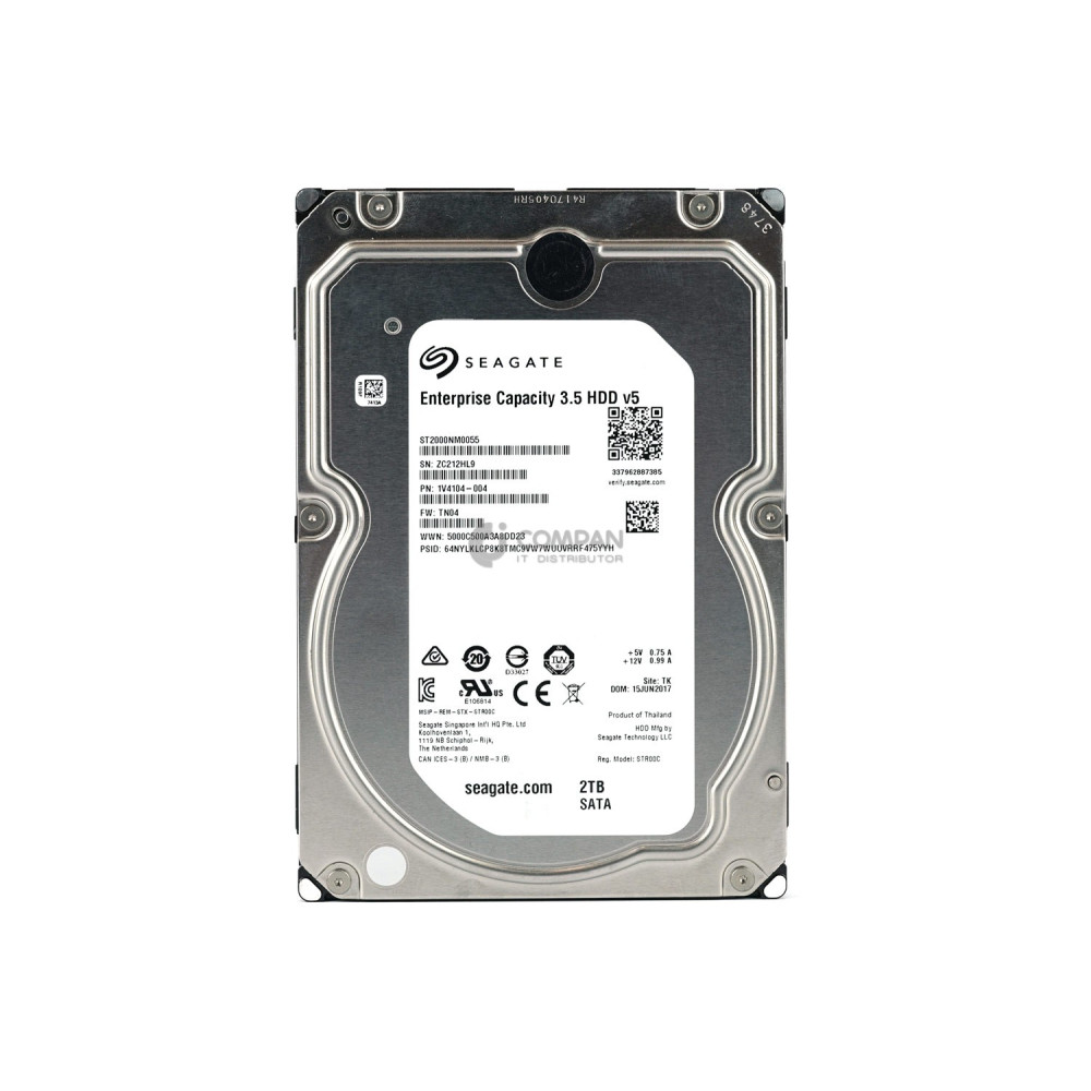 ST2000NM0055 SEAGATE  HARD DRIVE 2TB 7.2K 6G 3.5 SATA -